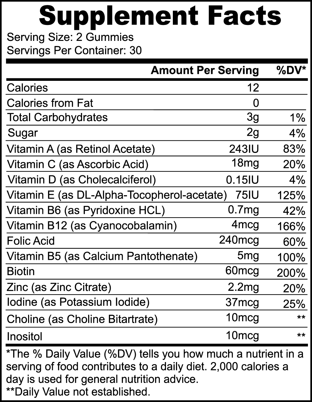 Multivitamin Gummies (Adult) | PrimeFuelz